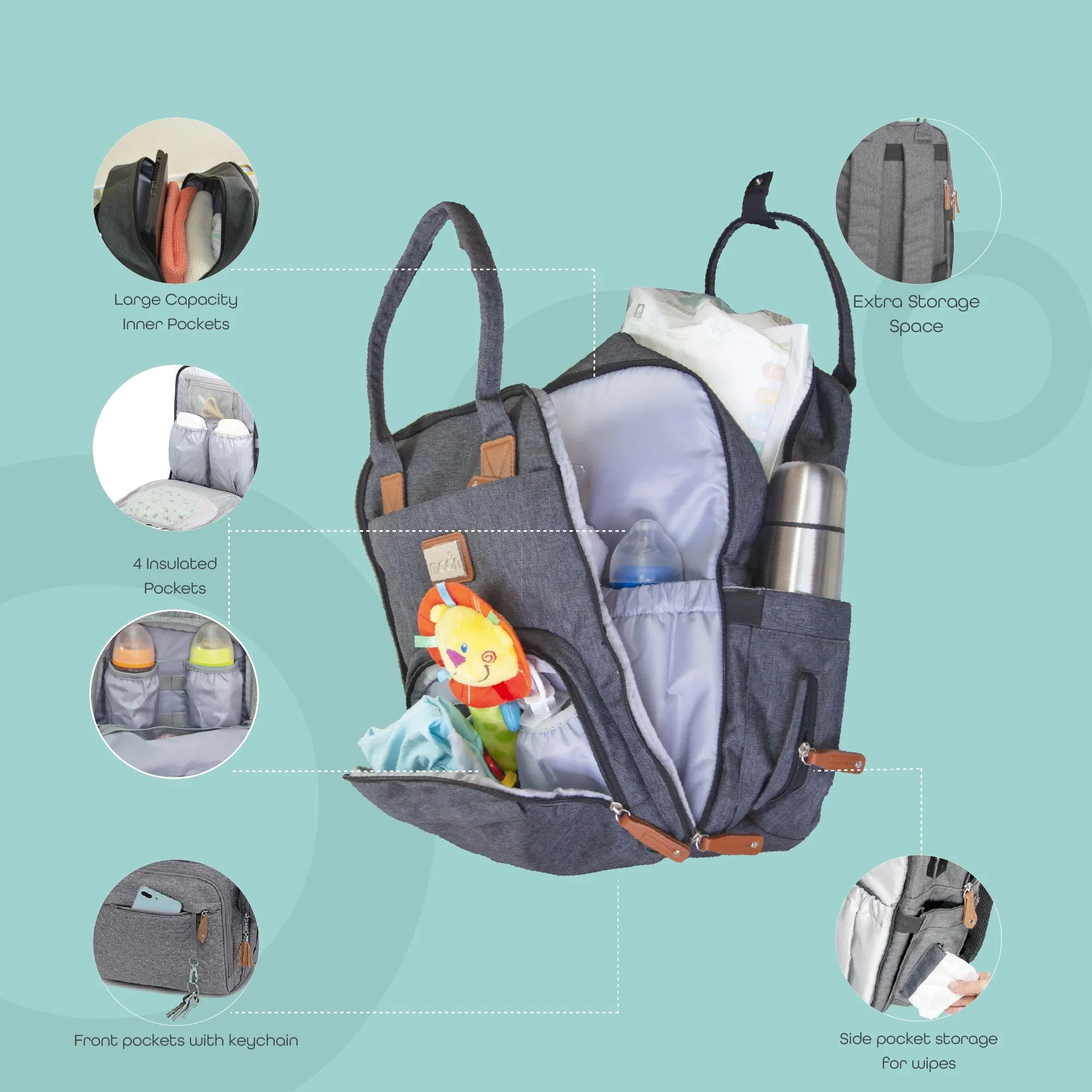 Moon Kary Me Diaper Bags Birth to Adult