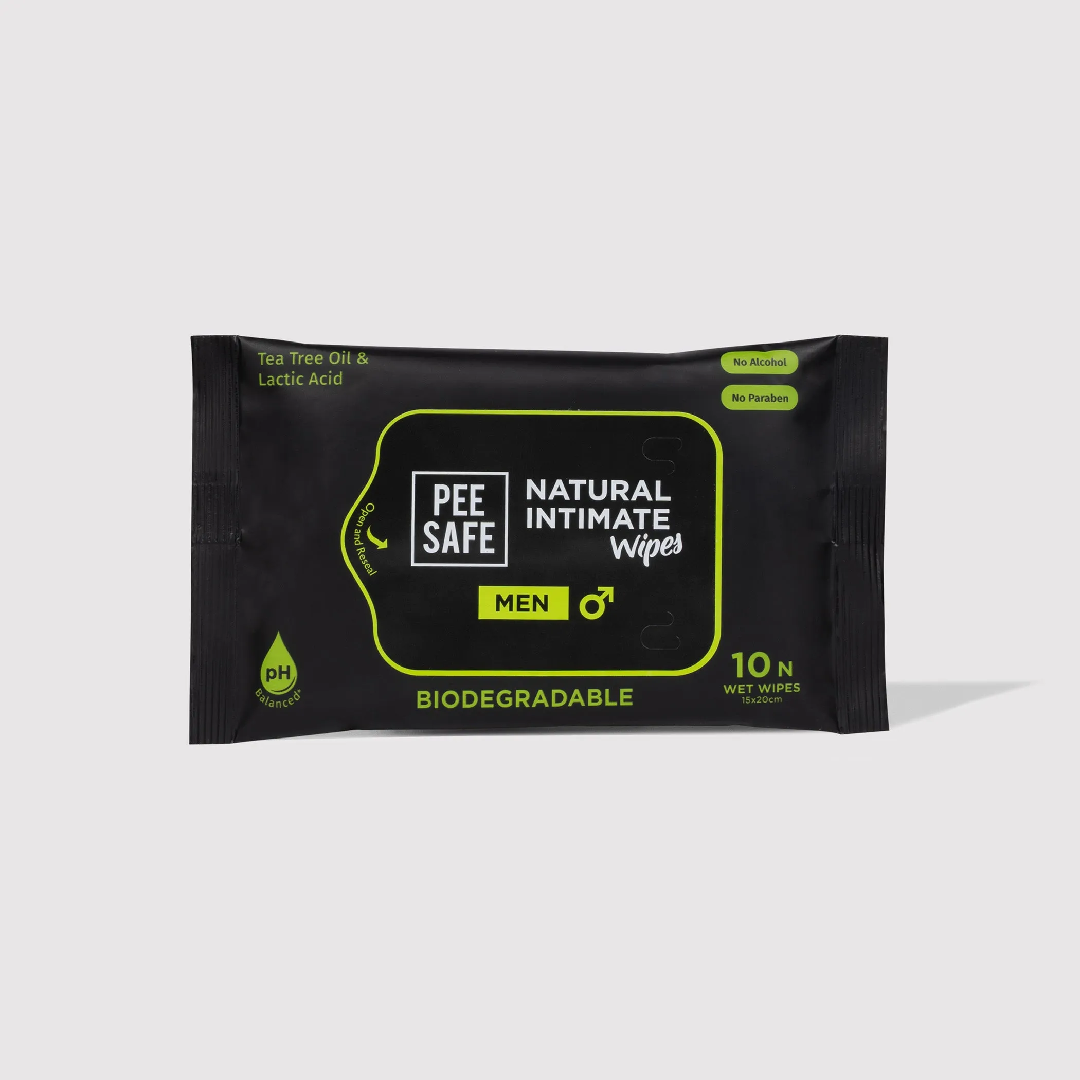 Natural Intimate Wipes For Men (10N)