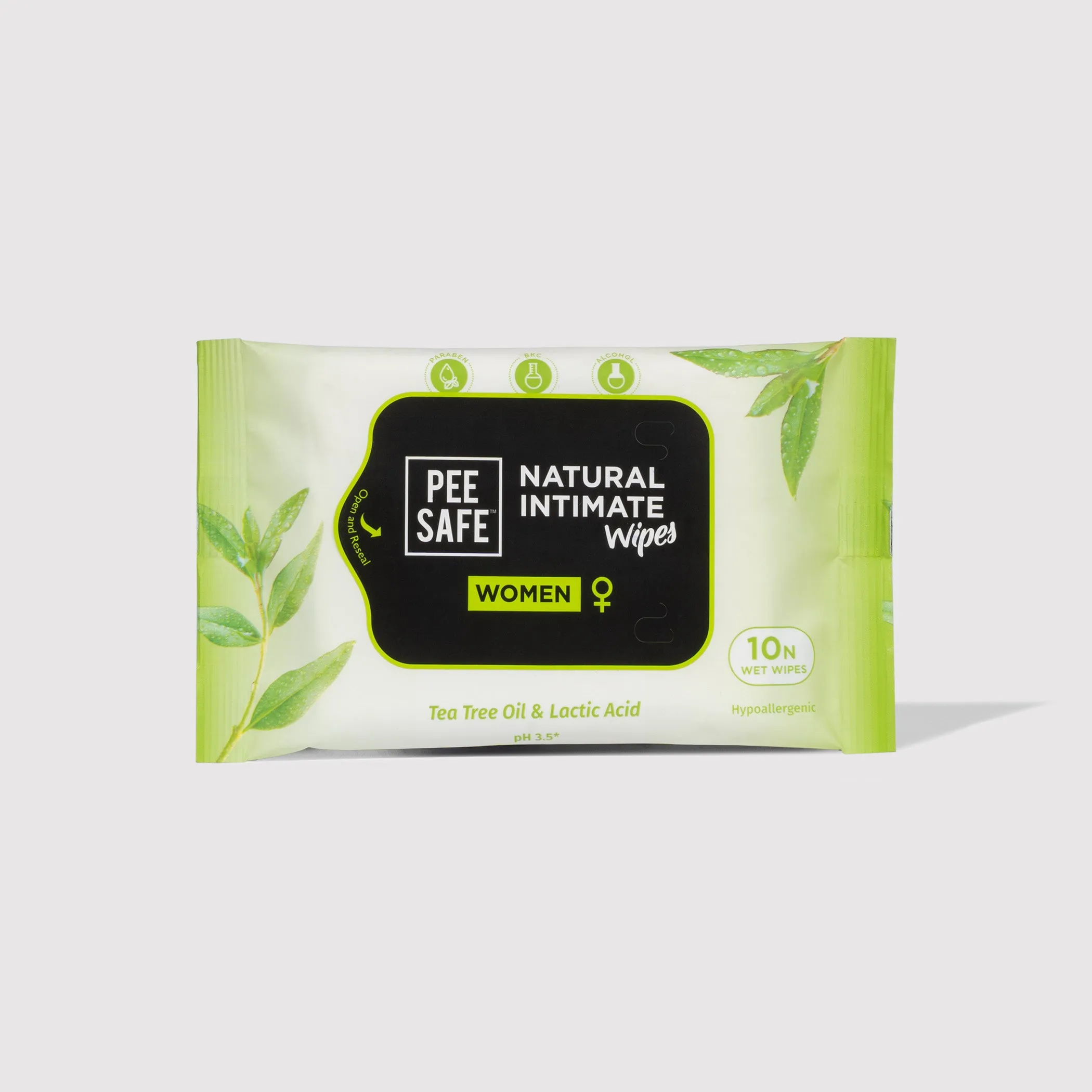 Natural Intimate Wipes For Women (10N)