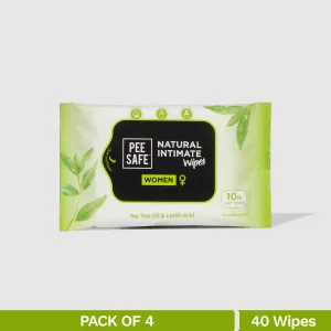 Natural Intimate Wipes For Women (40N) - BYOC