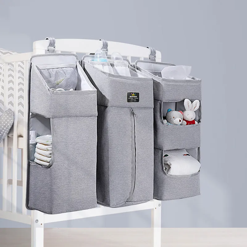 Organizer for Baby Crib Hanging Storage Bag