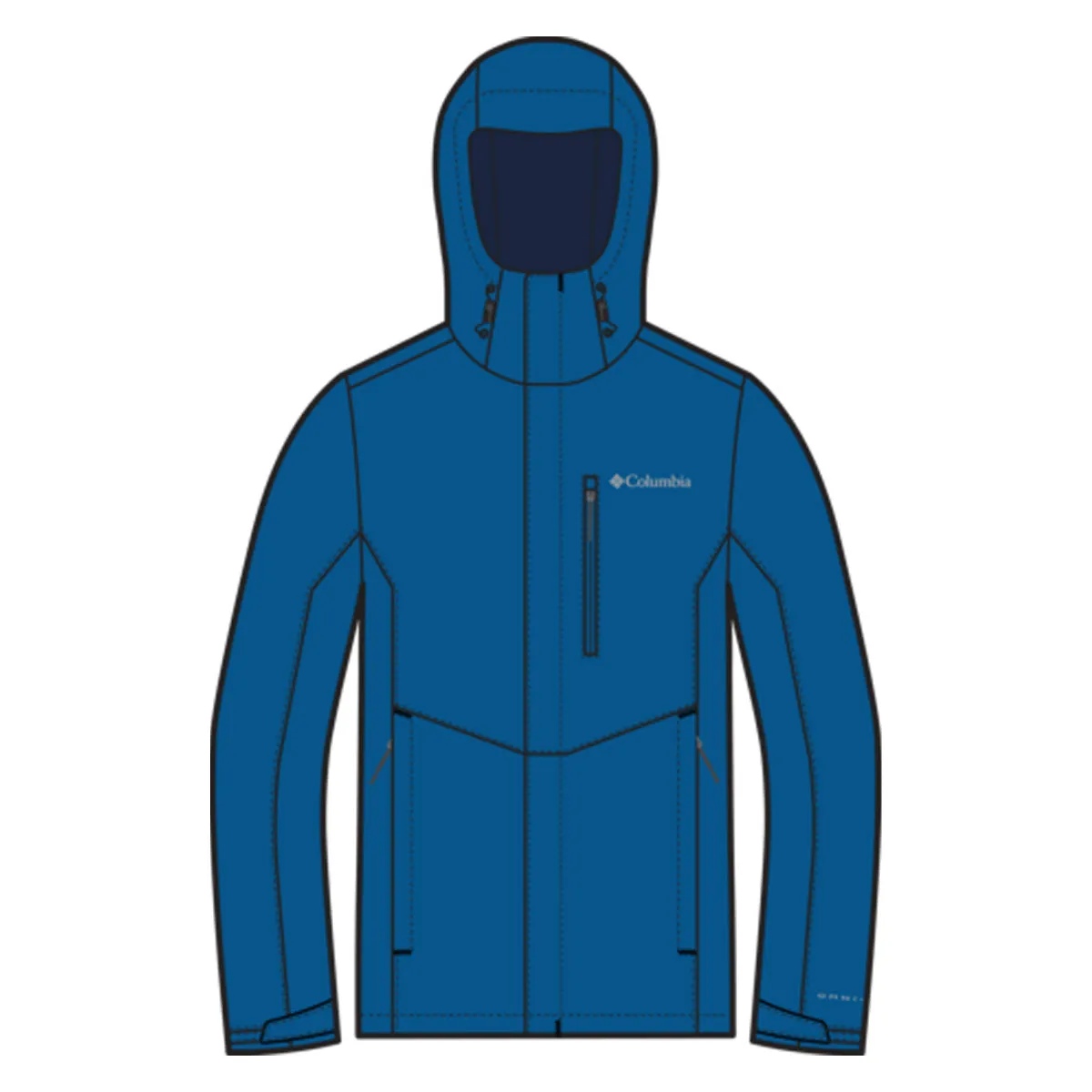 Pouring Adventure™ III Jacket - Mountain Blue