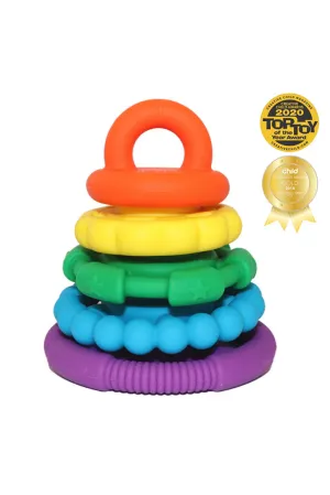 Rainbow Stacker and Teether Toy