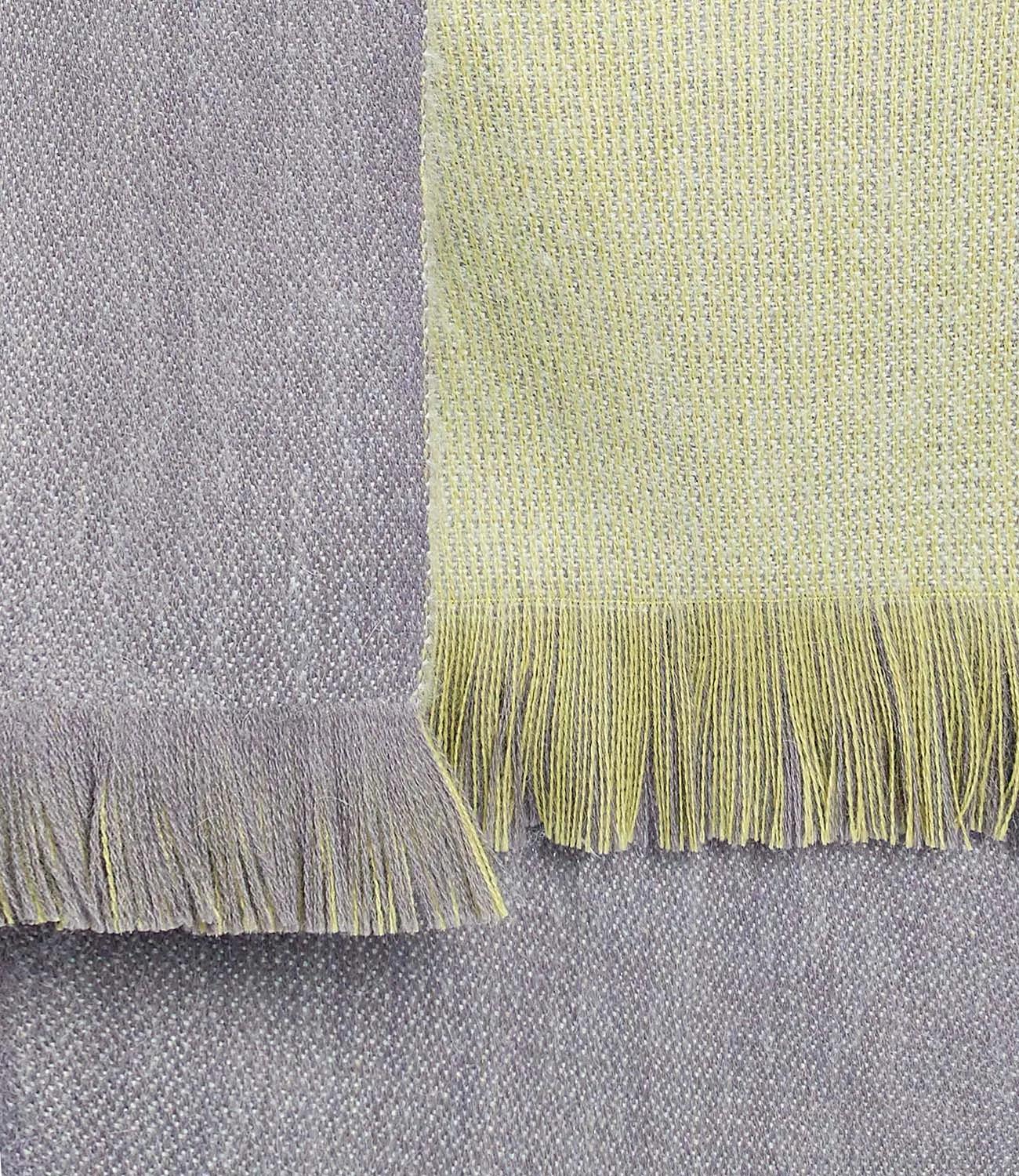 Reversible Alpaca  Wrap - Olive Branch