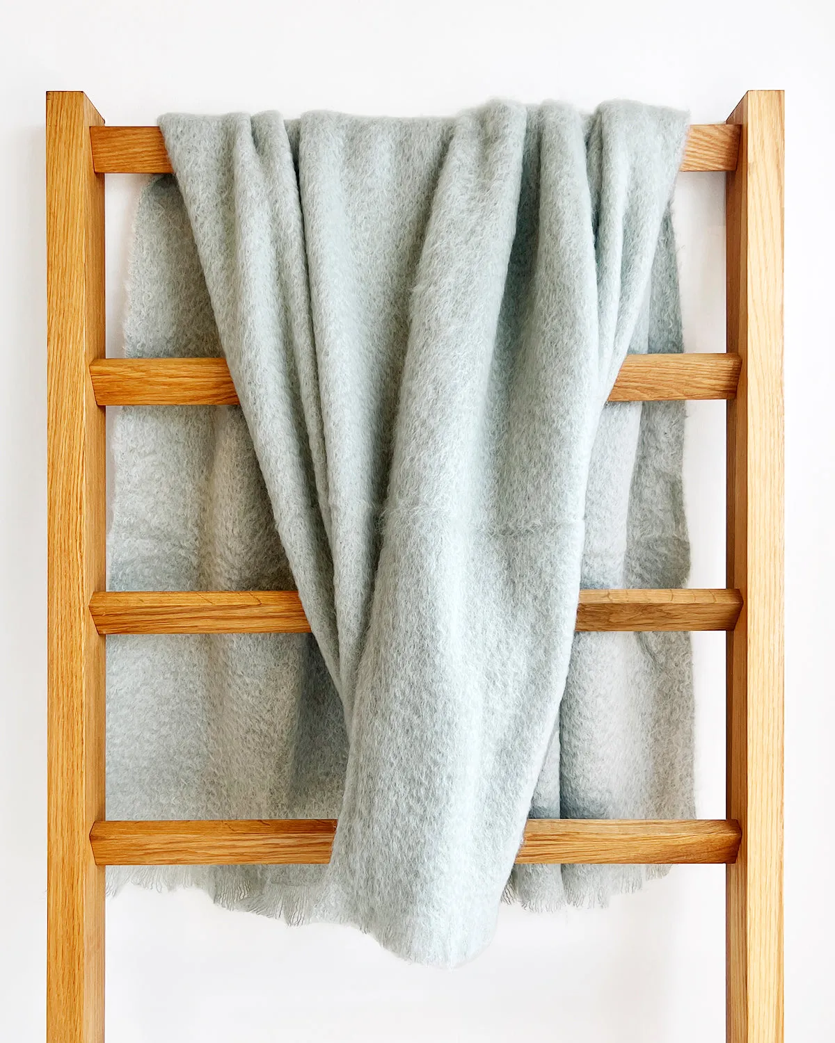 Seafoam Mohair Blanket Throw