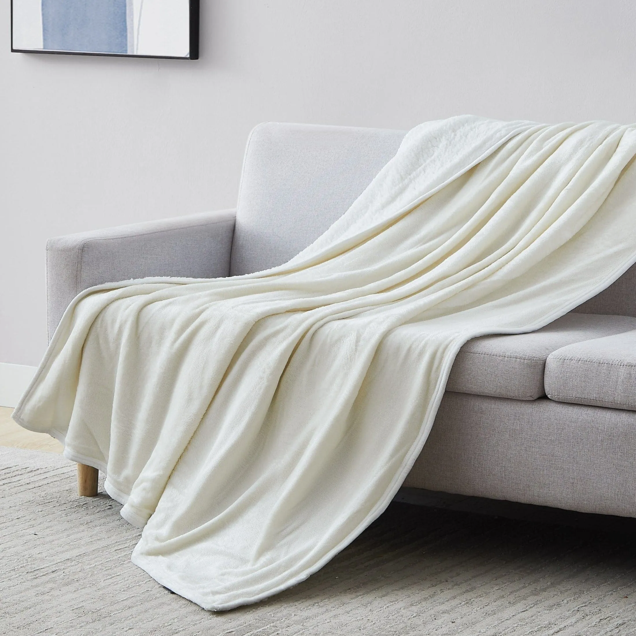 Sherpa-Fleece Oversized Reversible Blankets and Throws