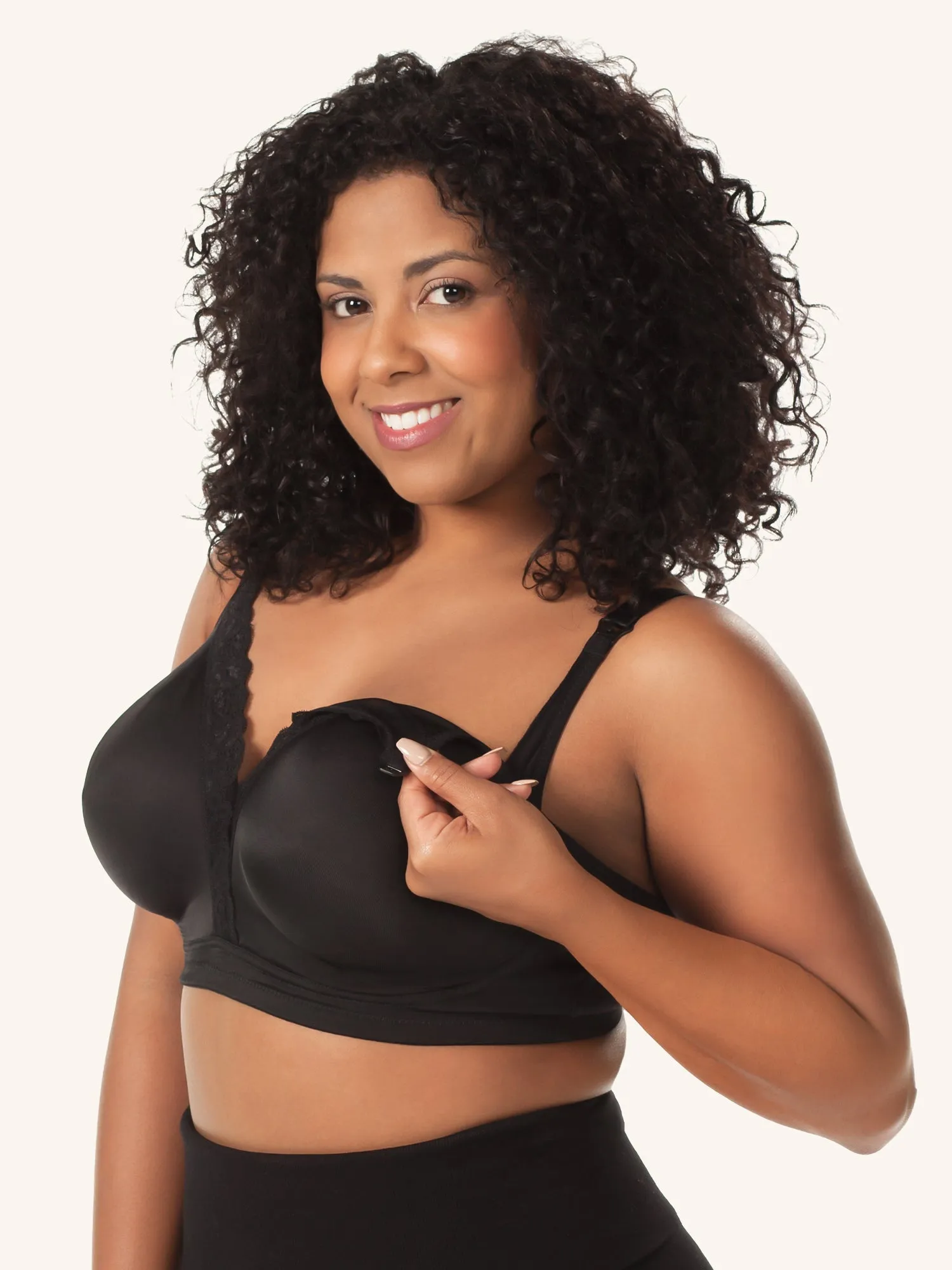 The Veronica - Silky Lace Nursing Bra