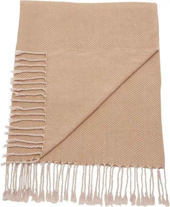 Throw SZ008 Beige Throw Blanket