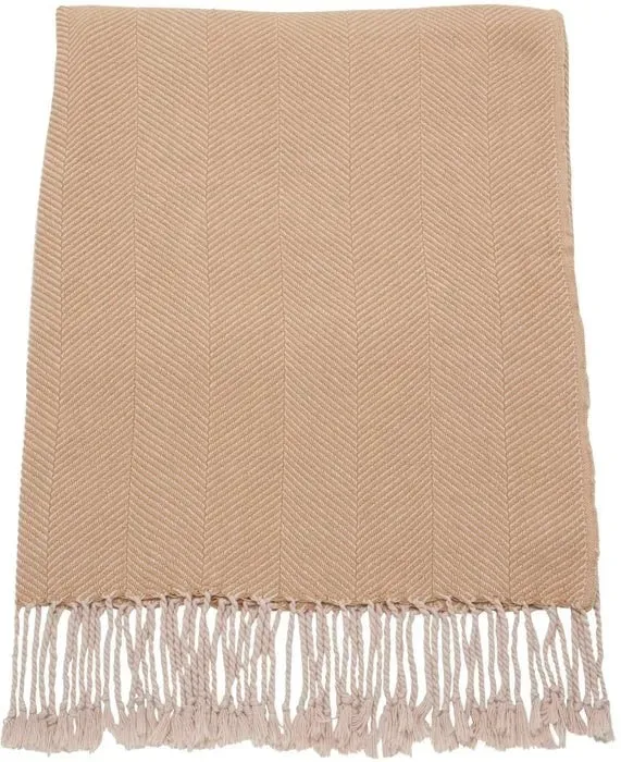 Throw SZ008 Beige Throw Blanket