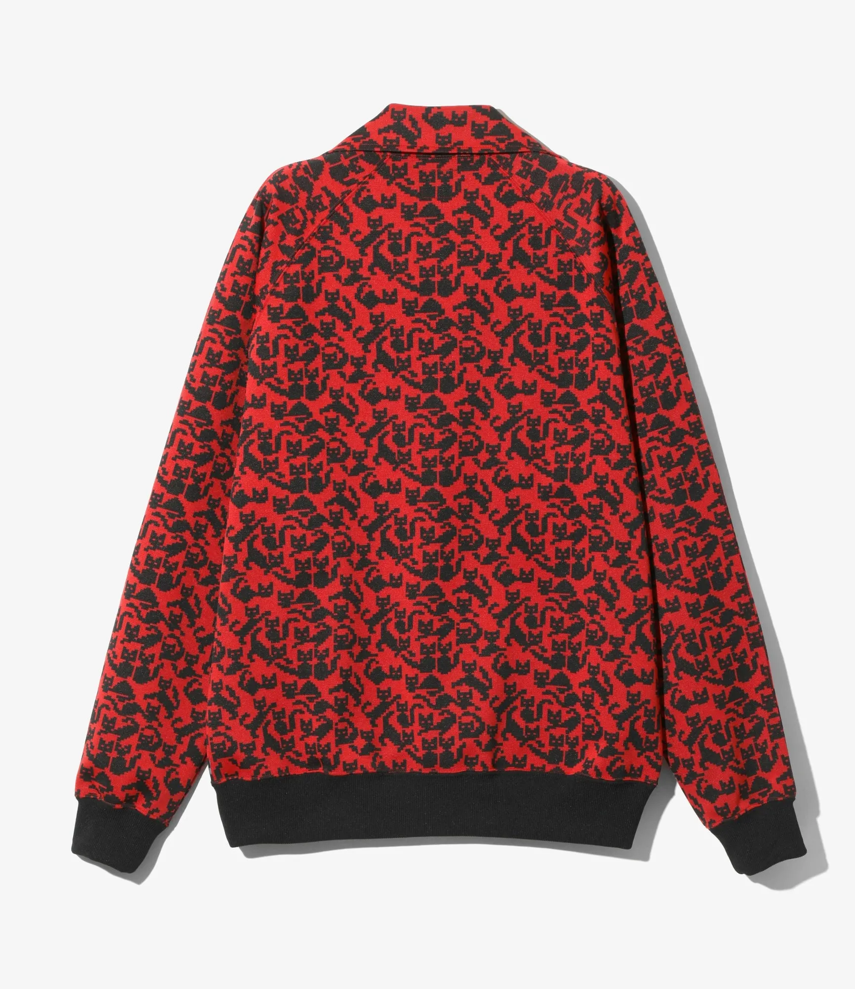 Track Jacket – Cat Jacquard Polyester